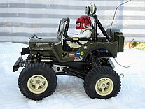 RC US Army Jeep